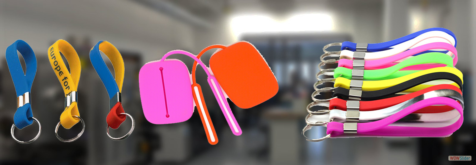 Silicone keychains